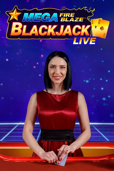 Mega Fire Blaze Blackjack live game cover